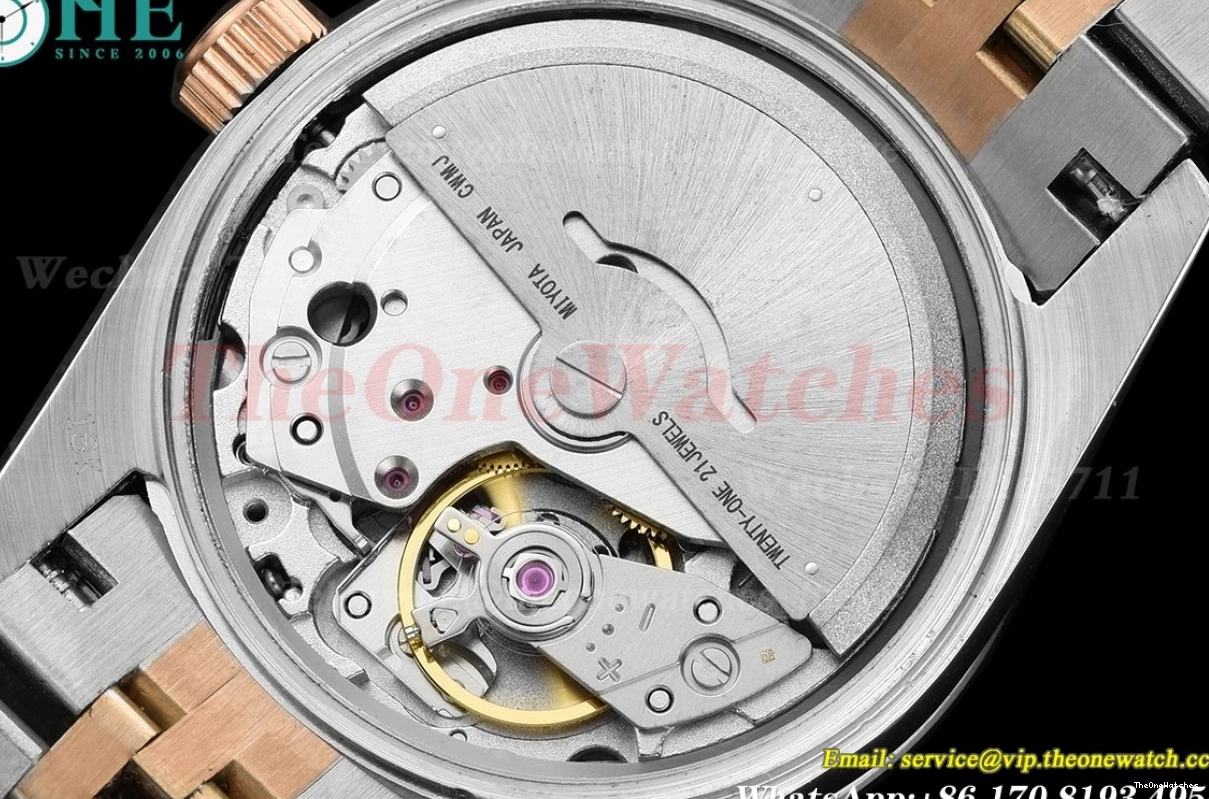 28mm SS RG Datejust MY8215 GDF Rmn Grey 0511